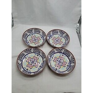 Melamine Bowls 4 Vintage Aztec 7.5" Across